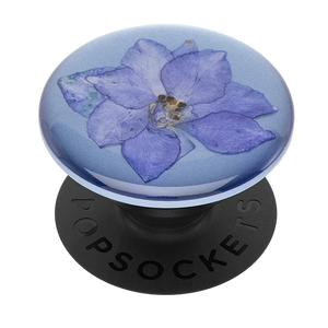 Pressed Flower Larkspur Purple, PopSockets