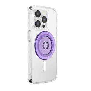 Magsafe Base-Round Warm Lavender Translucent, PopSockets