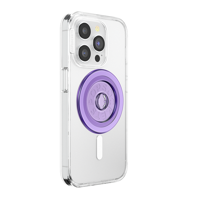 Magsafe Base-Round Warm Lavender Translucent, PopSockets