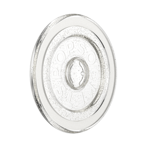 Magsafe Base-Round Clear Glitter Silver, PopSockets