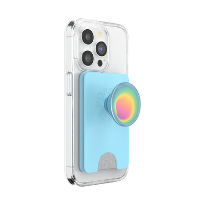 PopWallet+ MagSafe Butterfly Pea Blue Boca Aura