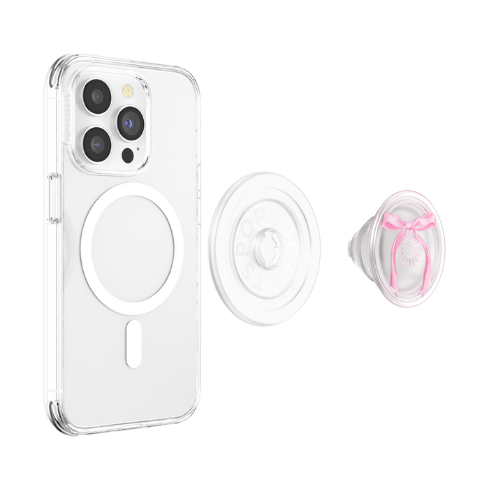 MagSafe PopGrip_Round Pink Bow, PopSockets