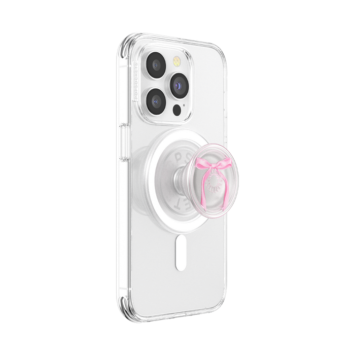 MagSafe PopGrip_Round Pink Bow, PopSockets