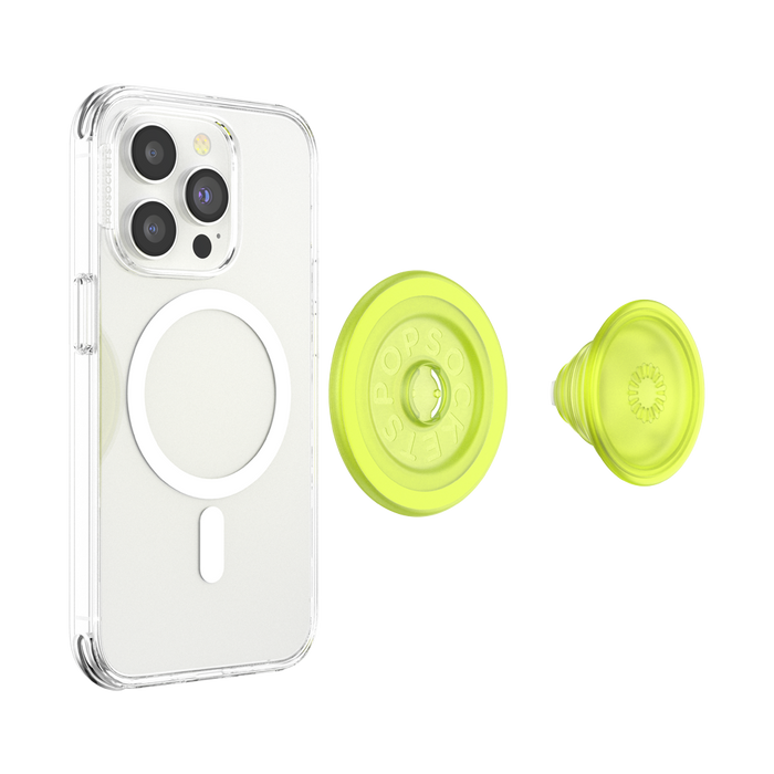 MagSafe PopGrip_Round GITD Chartreuly, PopSockets