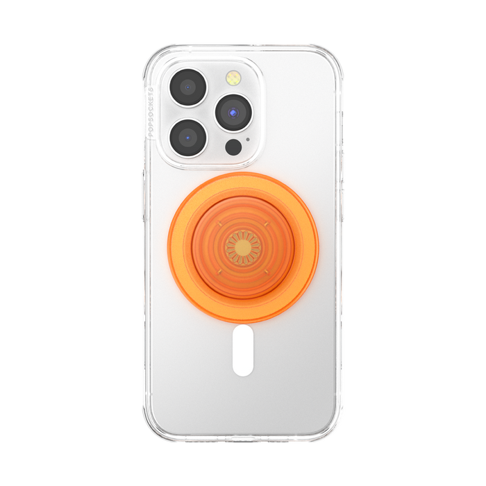 MagSafe PopGrip_Round Orange Zest, PopSockets