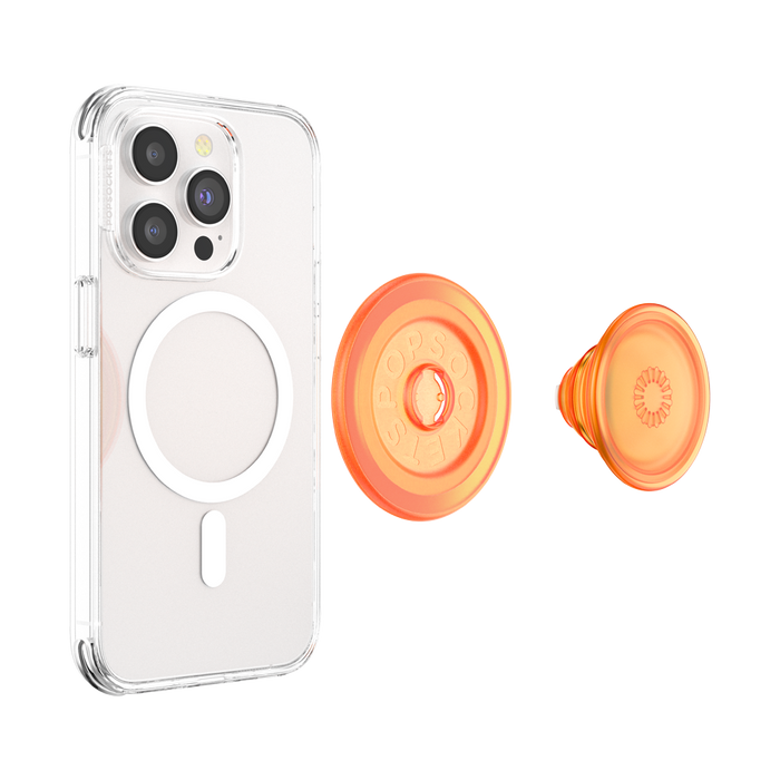 MagSafe PopGrip_Round Orange Zest, PopSockets