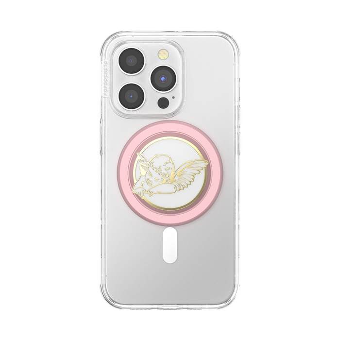 MagSafe PopGrip_Round Enamel Cherub, PopSockets