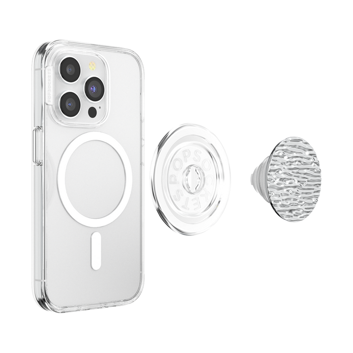 MagSafe PopGrip_Round Fata Morgana Chrome, PopSockets