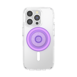 Magsafe Base-Round Warm Lavender Translucent, PopSockets