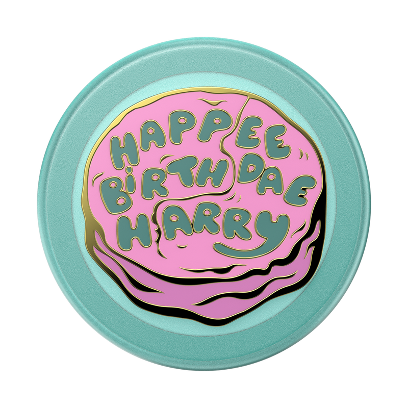 MagSafe PopGrip_Round Enamel Happee Birthdae Harry