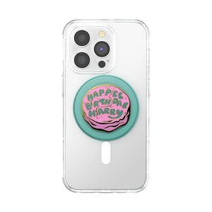 MagSafe PopGrip_Round Enamel Happee Birthdae Harry, PopSockets