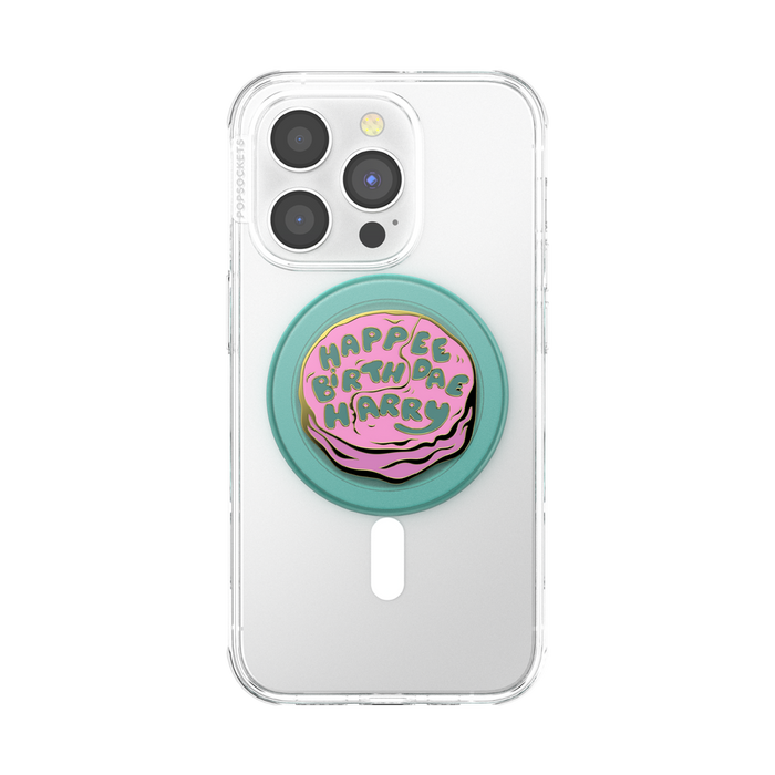 MagSafe PopGrip_Round Enamel Happee Birthdae Harry, PopSockets