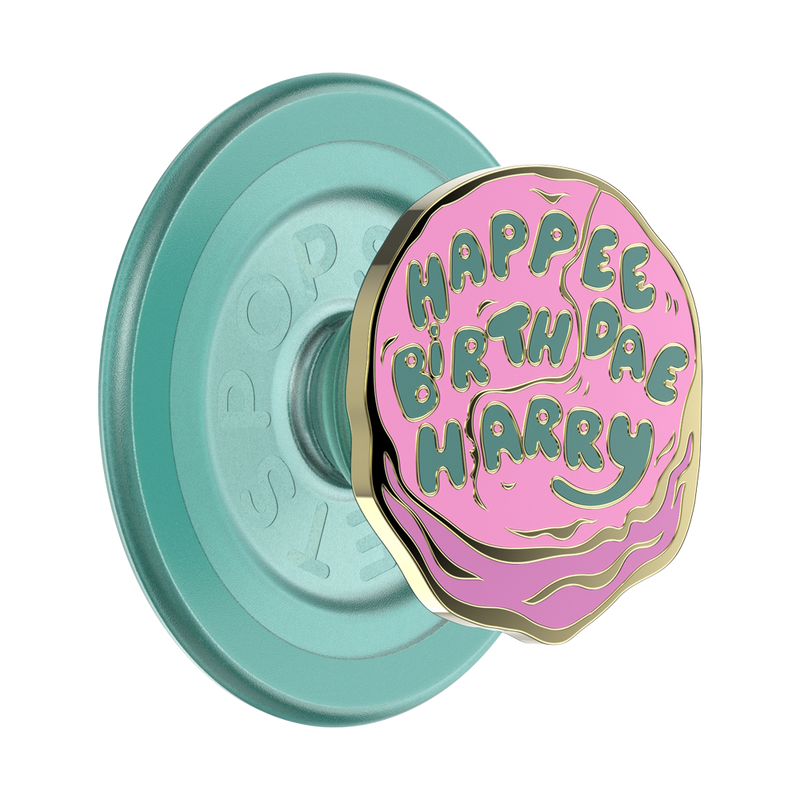 MagSafe PopGrip_Round Enamel Happee Birthdae Harry