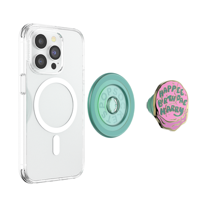 MagSafe PopGrip_Round Enamel Happee Birthdae Harry, PopSockets