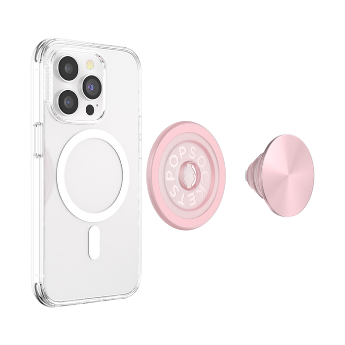 MagSafe PopGrip_Round Alum-Dusty Rose, PopSockets