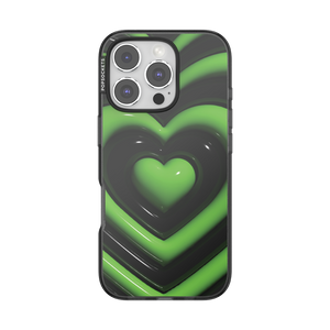 Green Spice Heart (iPhone 16 Pro), PopSockets