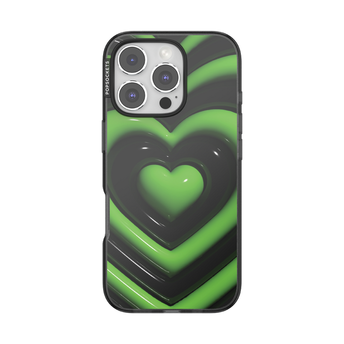 Green Spice Heart (iPhone 16 Pro), PopSockets