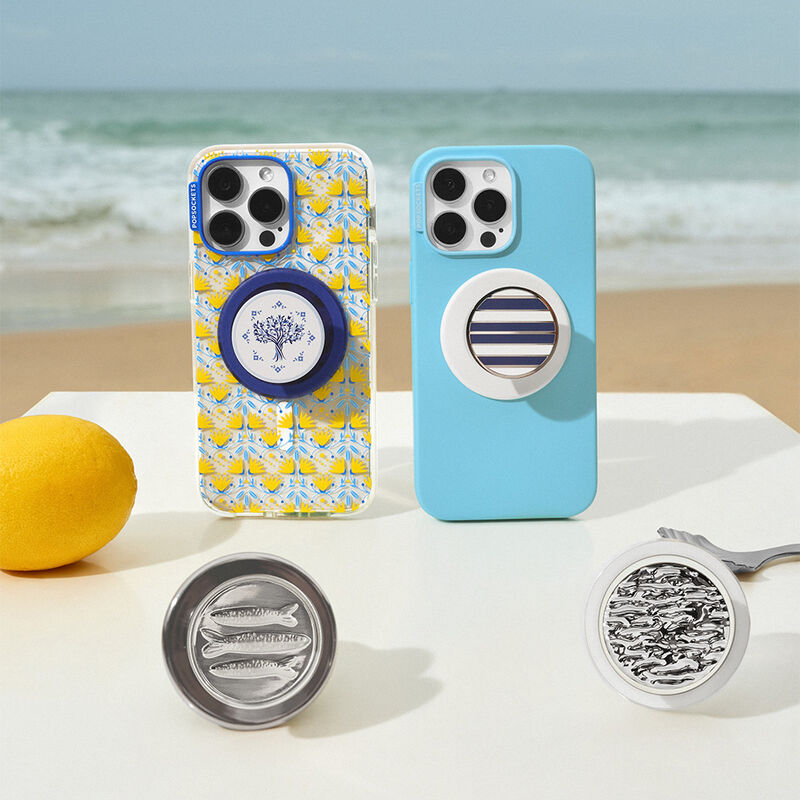 MagSafe PopGrip_Round Enamel Seashore Finds