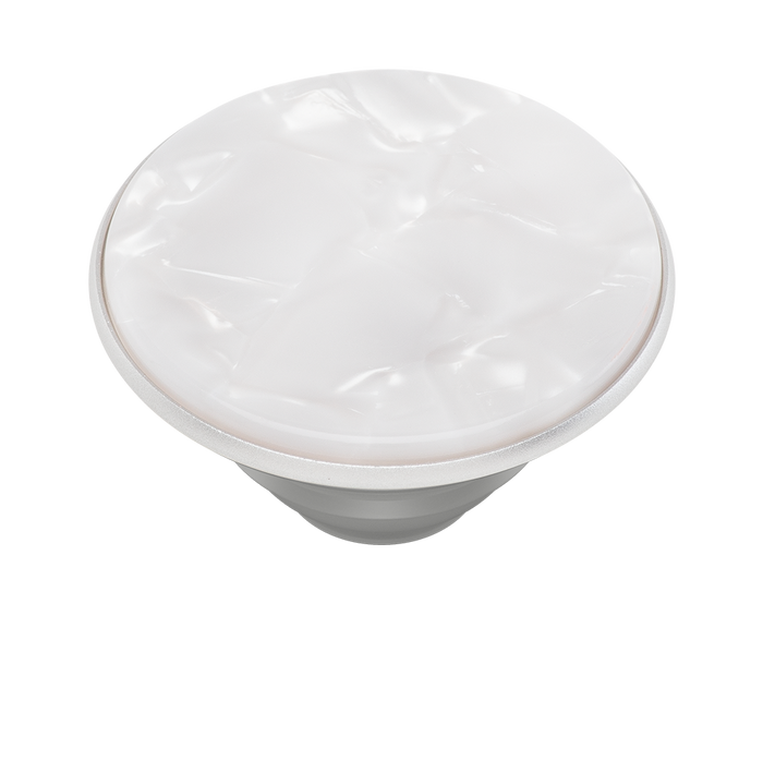 Acetate Pearl White(아세테이트 펄 화이트), PopSockets