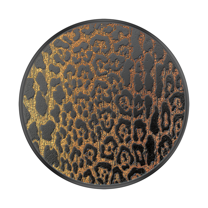 Embossed Metal Leopard, PopSockets