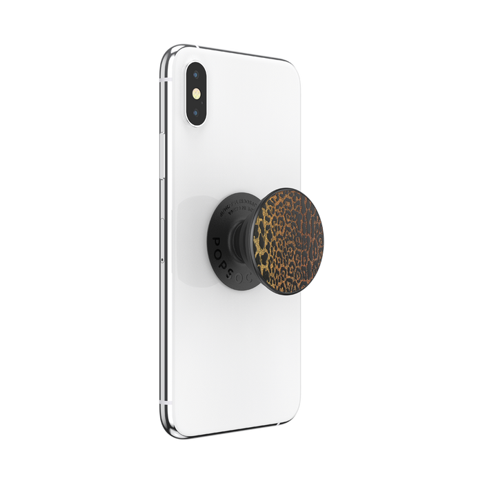 Embossed Metal Leopard, PopSockets