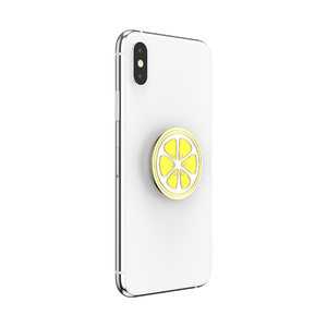 Enamel Lemon Slice, PopSockets