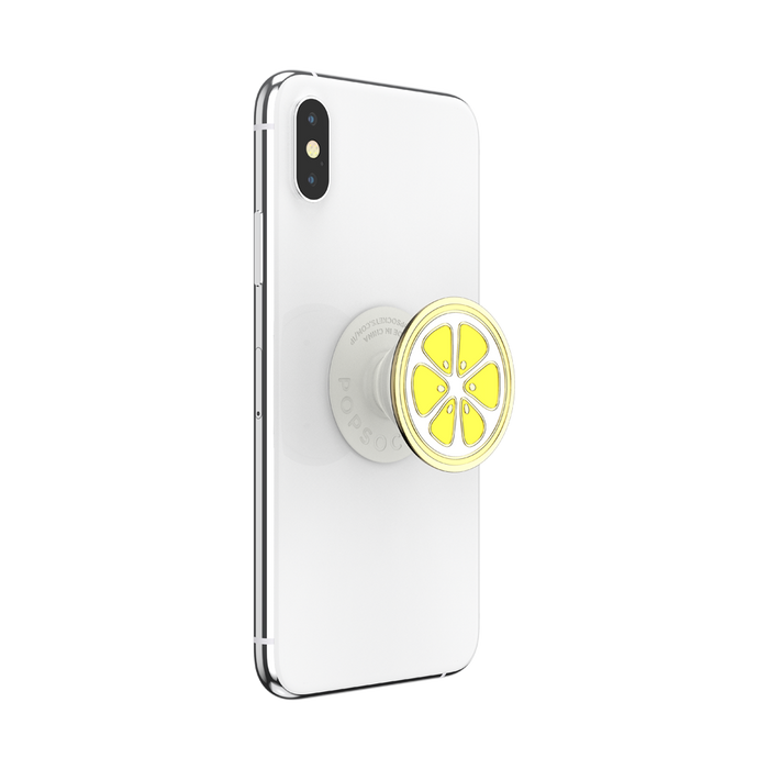 Enamel Lemon Slice, PopSockets