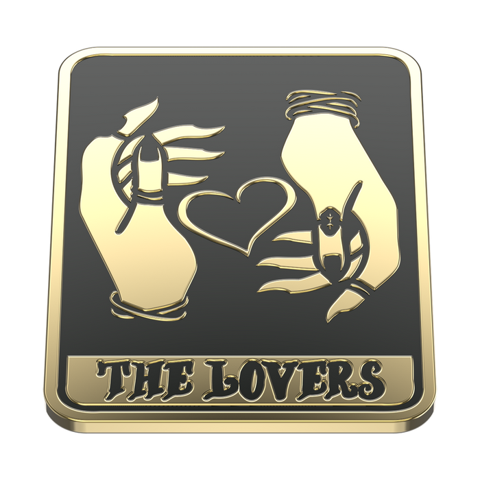 Enamel Tarot Card Lovers, PopSockets
