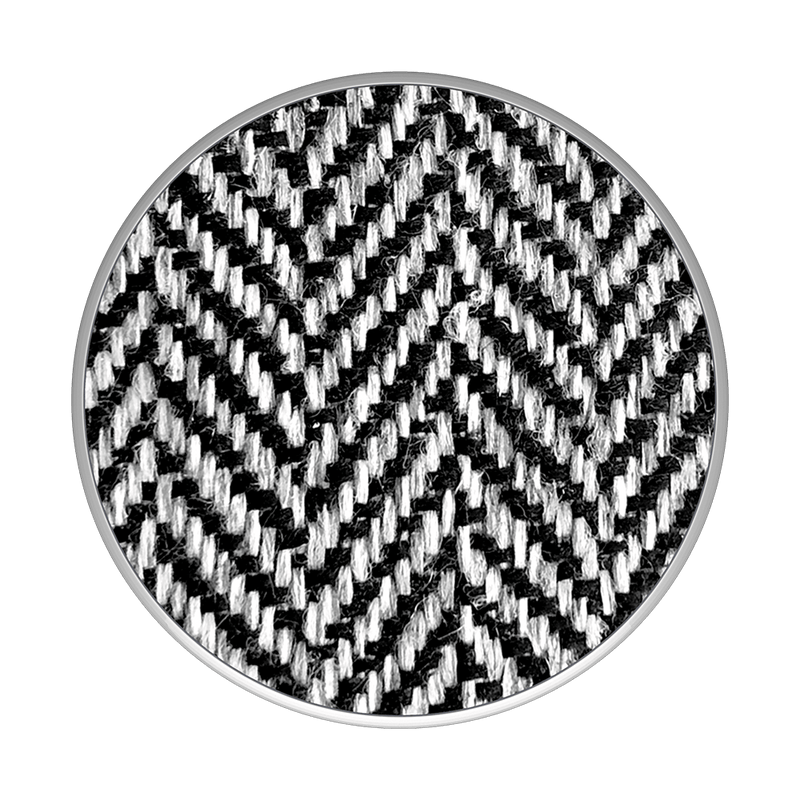 Fabric Herringbone Black