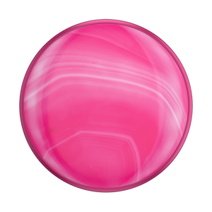 Genuine Neon Pink Agate, PopSockets