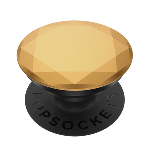 Metallic Diamond Medallion Gold, PopSockets