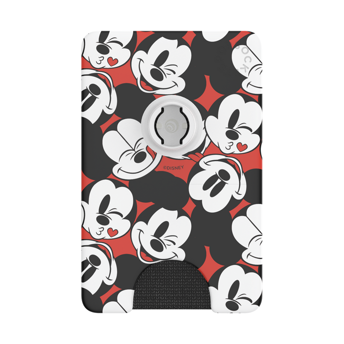 PopWallet+ Mickey Face Pattern, PopSockets
