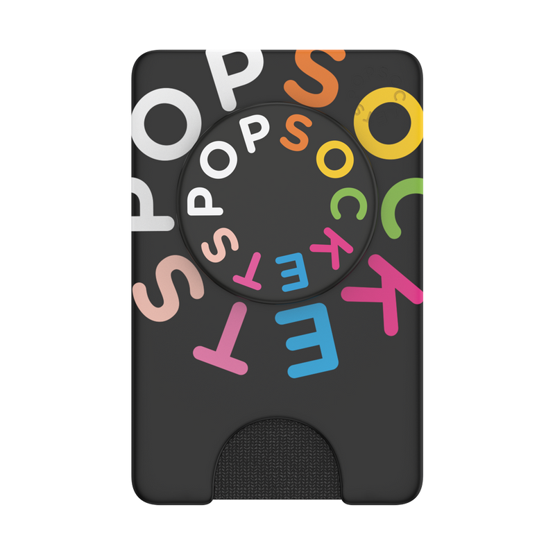PopWallet+ MagSafe PS Logo Black (맥세이프 호환)