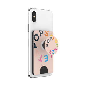 PopWallet+ PS Logo Peach, PopSockets