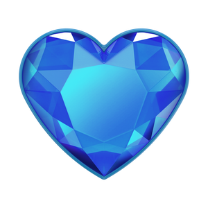 Dichroic Crystal Heart, PopSockets