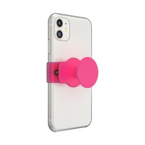PopSlide Stretch Neon Pink with ROUND Edges, PopSockets