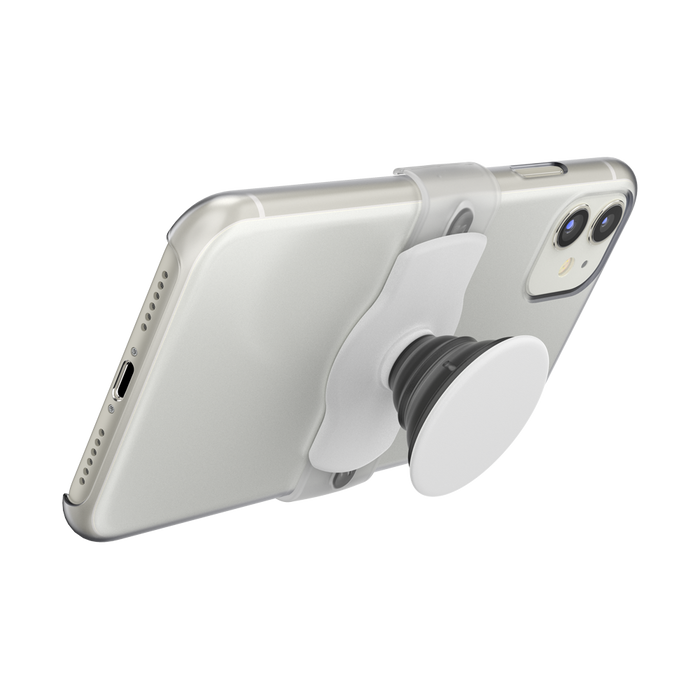 PopSlide Stretch White with ROUND Edges, PopSockets