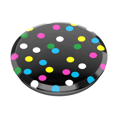 Translucent Black Disco Dots