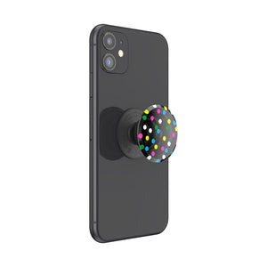 Translucent Black Disco Dots, PopSockets