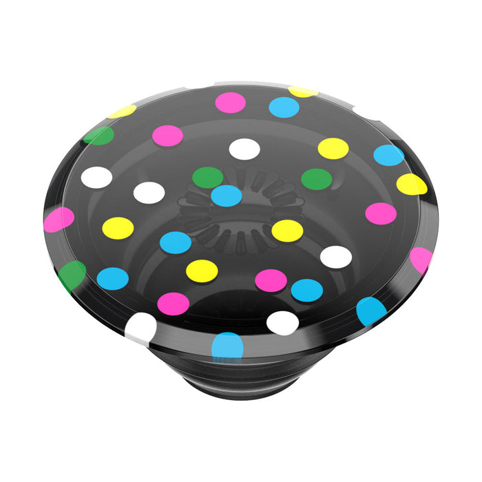 Translucent Black Disco Dots, PopSockets