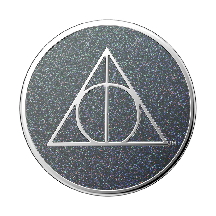 Enamel Harry Potter Glitter Deathly Hallows, PopSockets